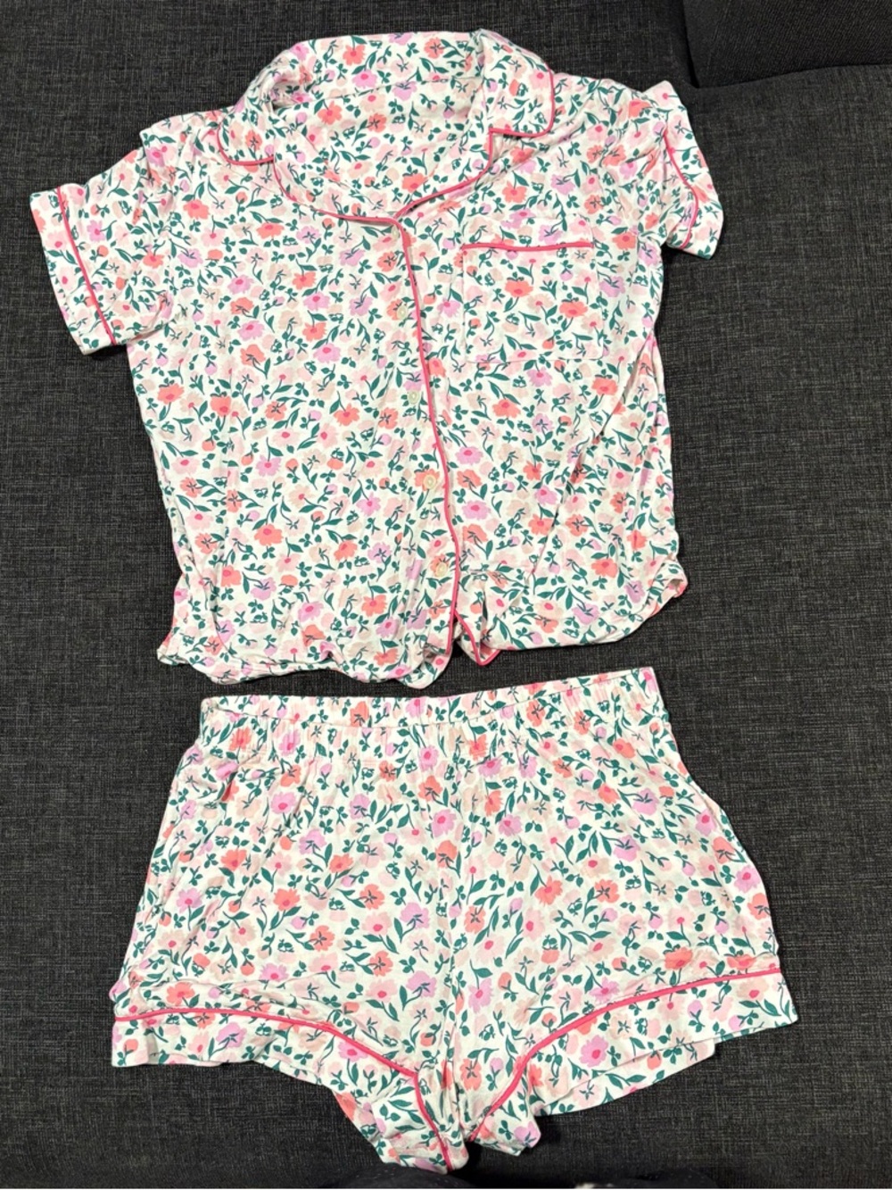 Kate Spade Floral Modal PJ Set Loungewear Sleepwear